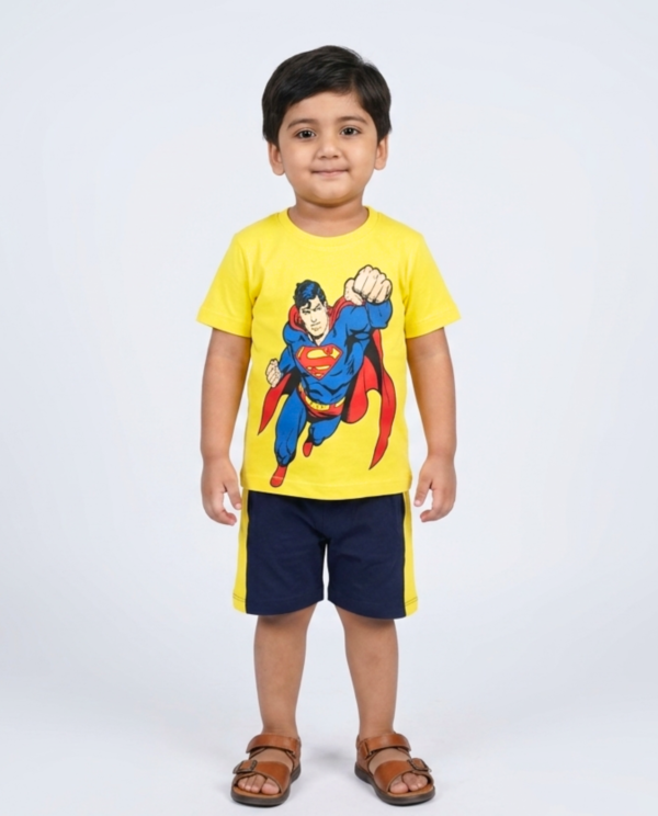 Super Man Twin Set -Yellow