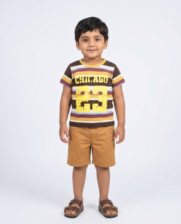 Chacago 23 T Shirt - Brown
