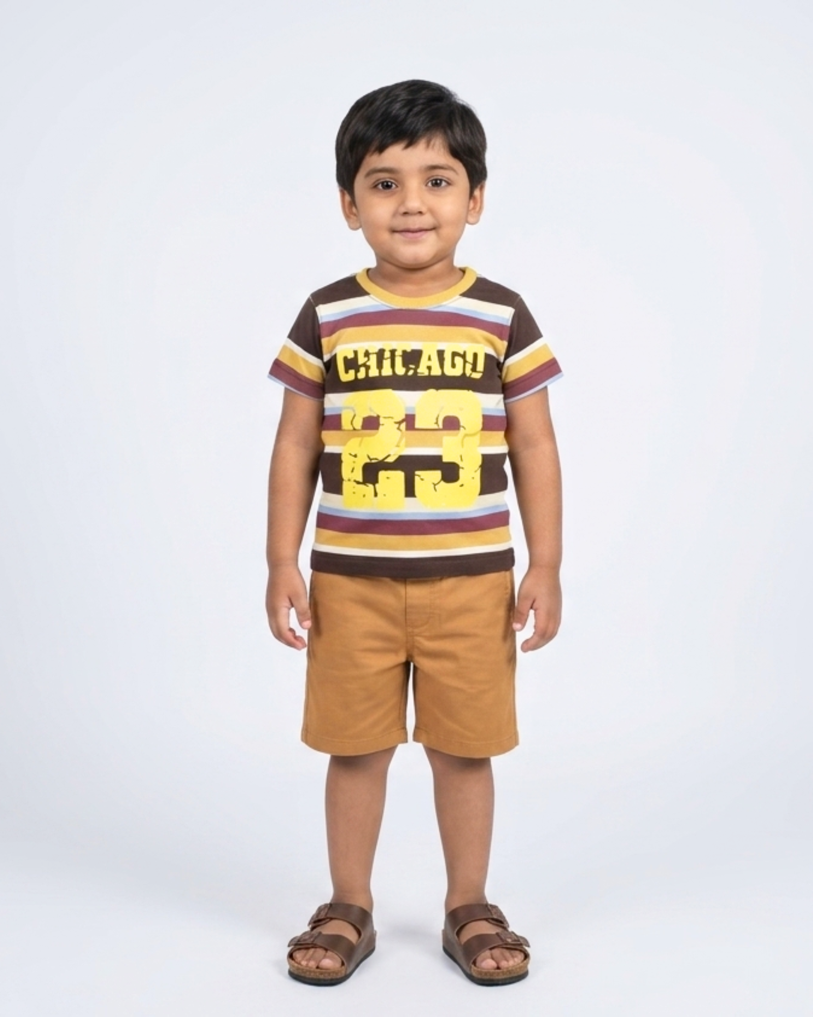 Chacago 23 T Shirt - Brown