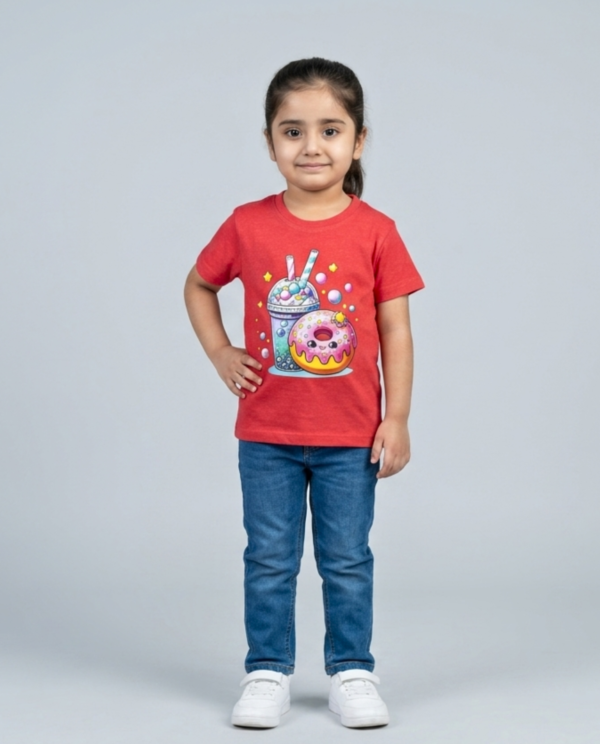 3D Donut T-Shirt (Red)
