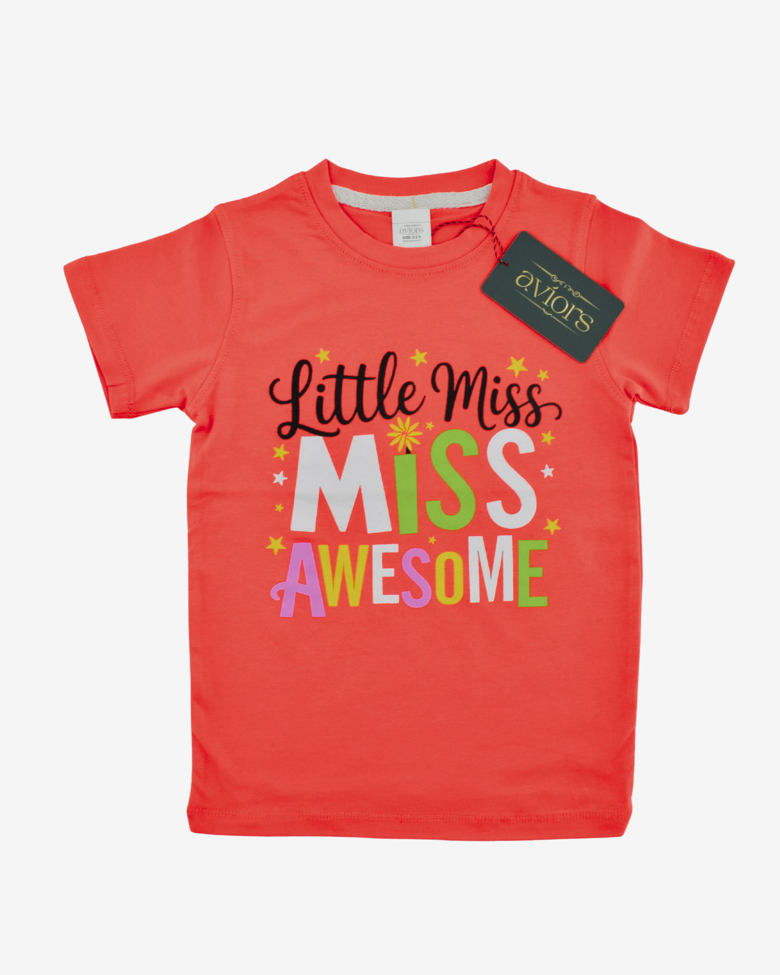 Little Miss T Shirt (Red) - Image 2