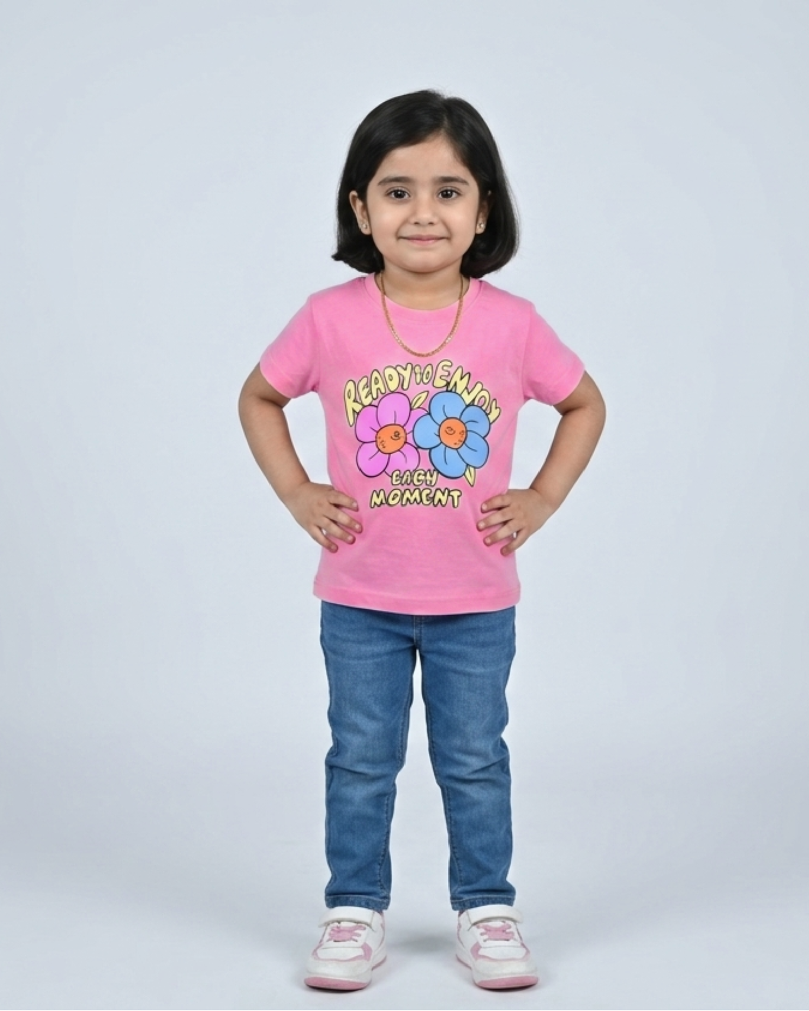 Ready to Enjoy T-Shirt (Pink)