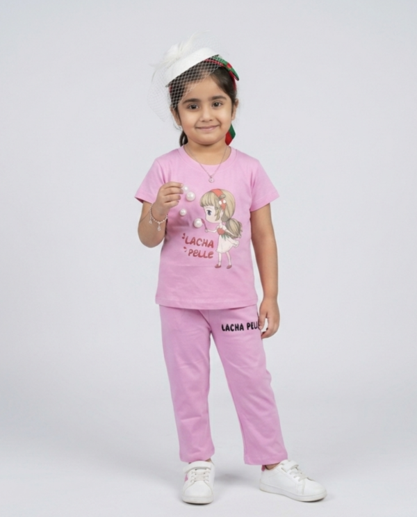 Lacha Pelle PJ Set (Pink) - DTF