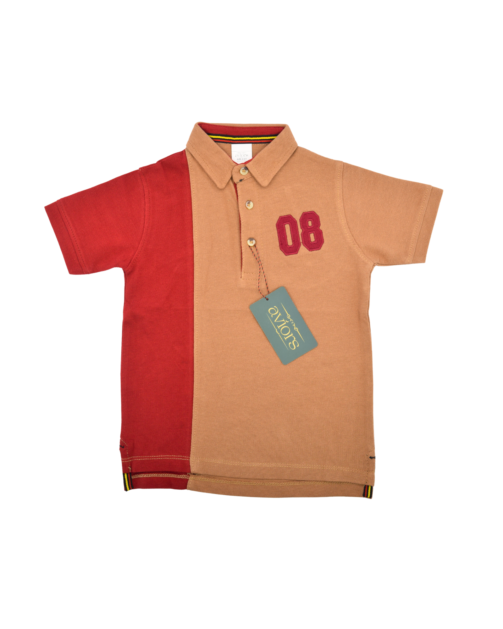 Polo Shirt 08 Brown - Image 2