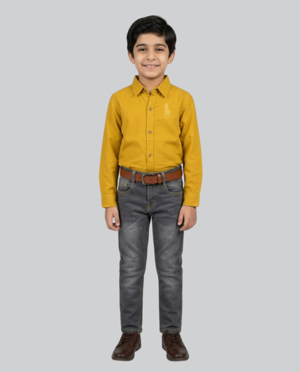 Plane Casual Shirt - Camel