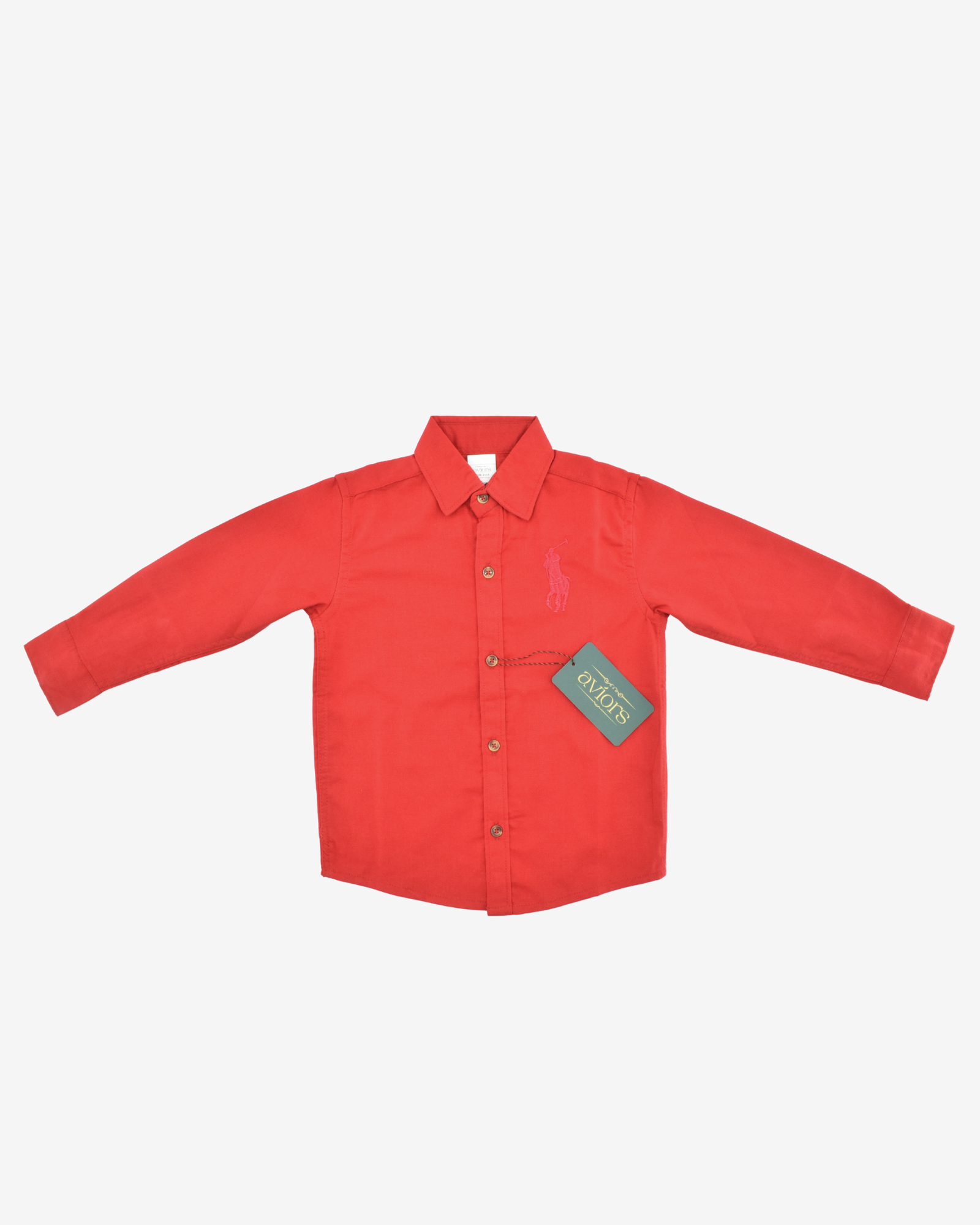 Plane Casual Shirt - Red - Image 2
