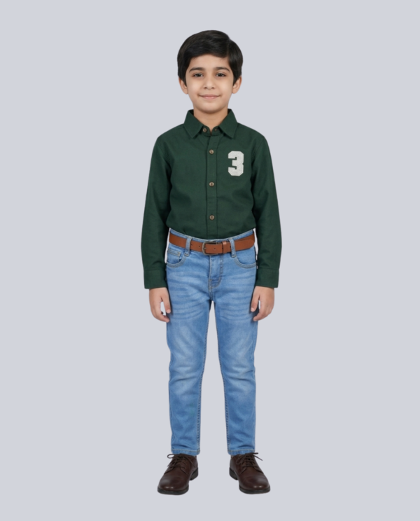 Plane Casual Shirt - Green