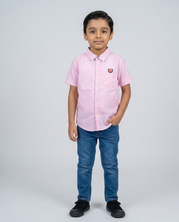 Casual Printed Shirt - Pink