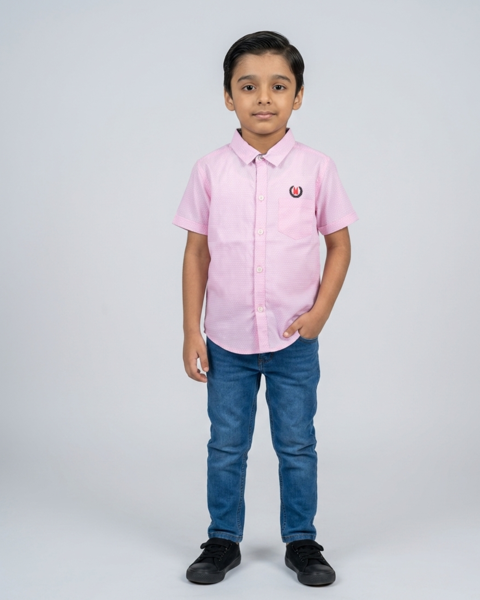 Casual Printed Shirt - Pink