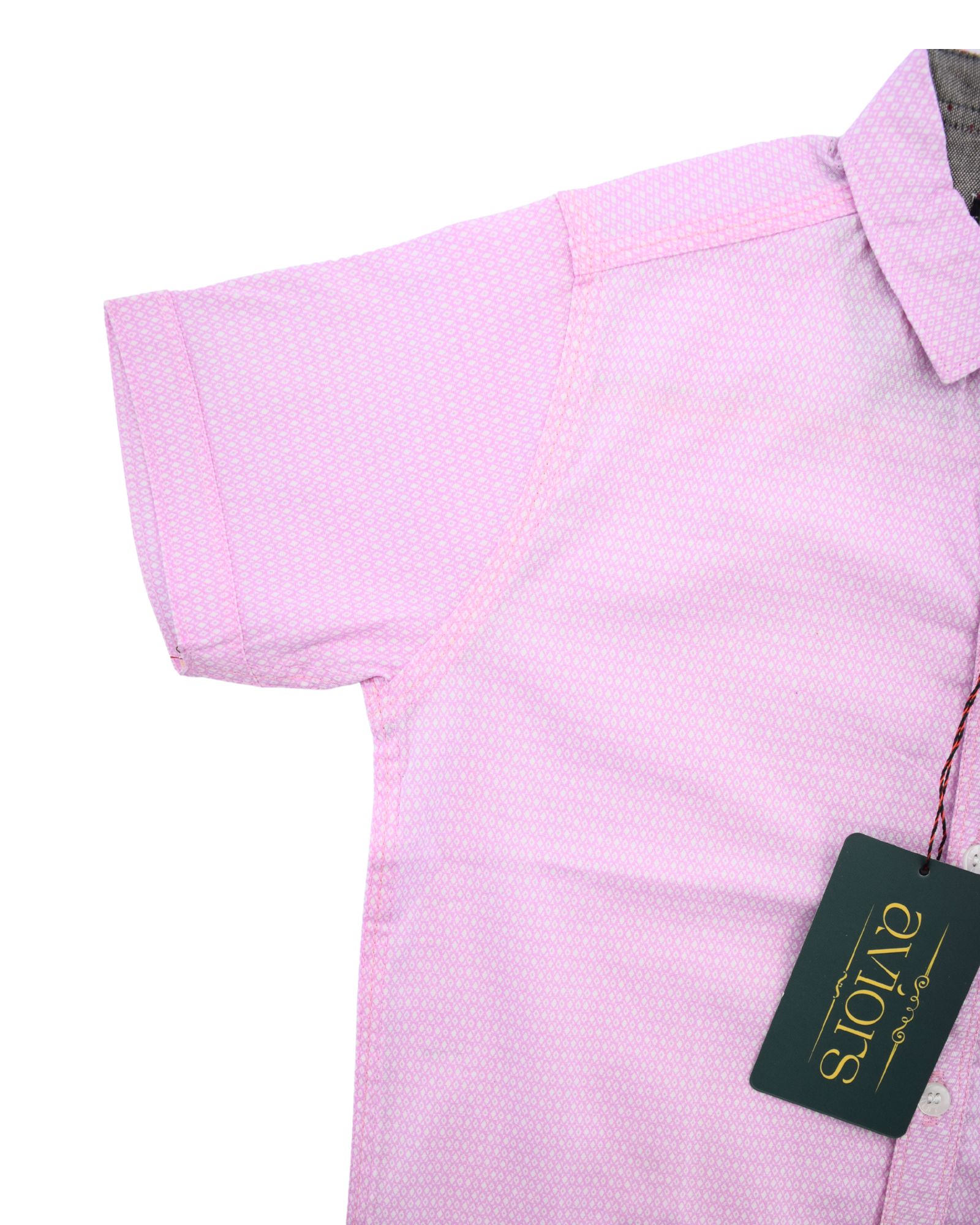Casual Printed Shirt - Pink - Image 3