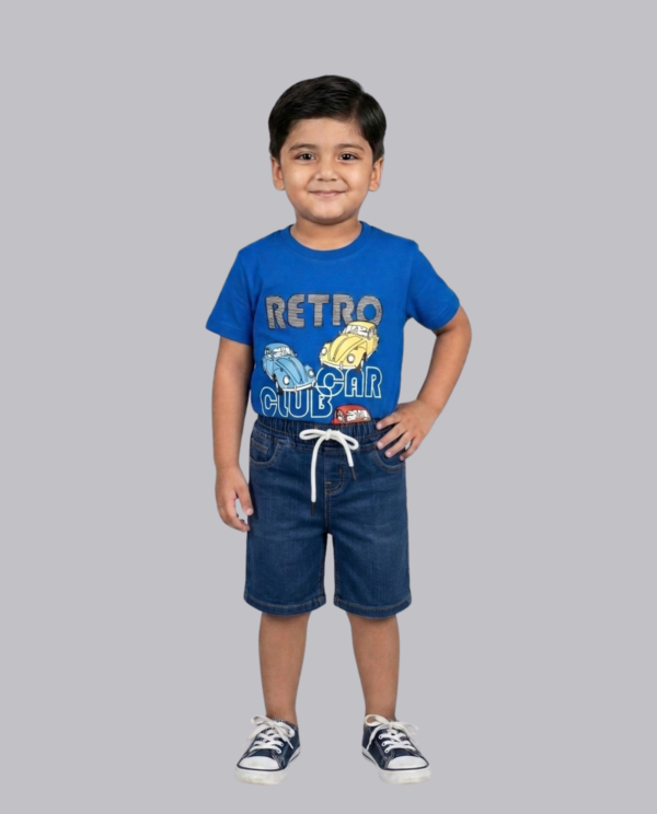 Jeans Shorts Boys - Blue