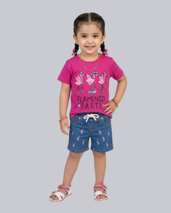 Falmingo Jeans Shorts - Blue