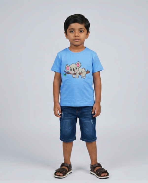 Bear T Shirt - Blue