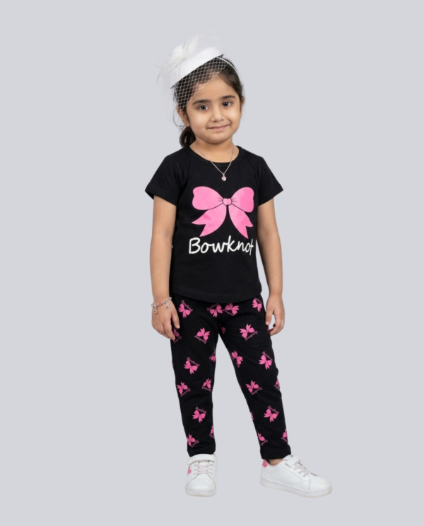 Bowknot PJ Set (Black)