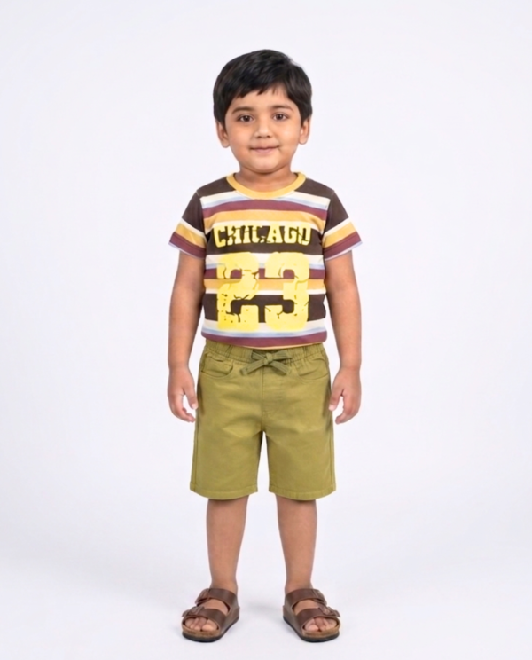 Cotton Shorts - Camel