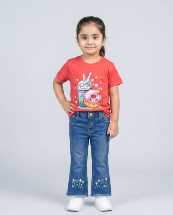 Jeans EMB Pent (Falper) - Blue