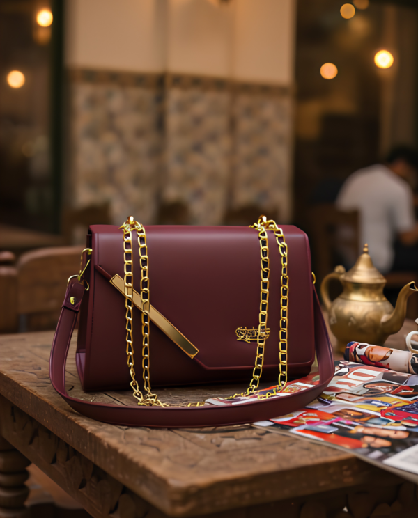 Azure Crossbody - Maroon