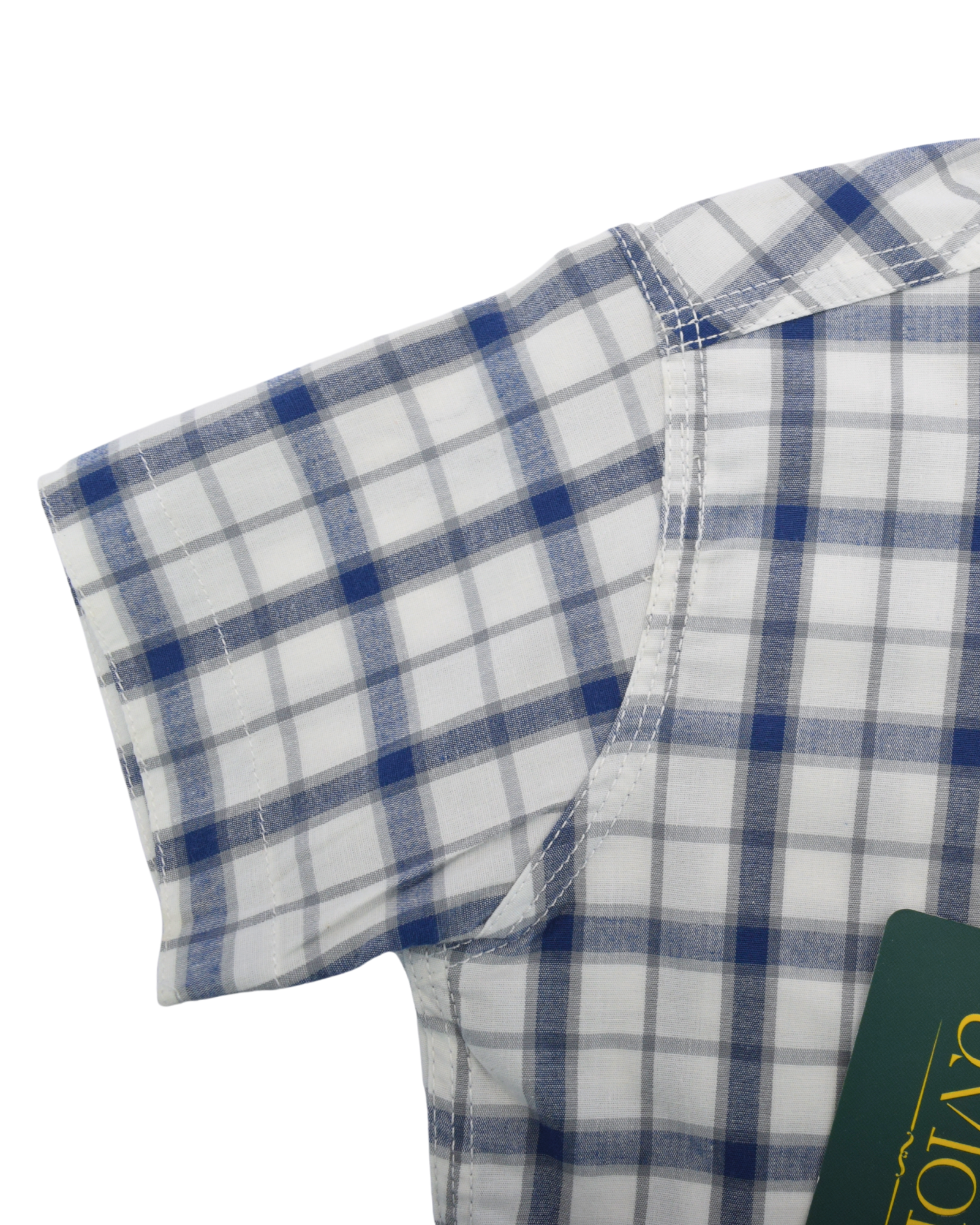 Casual Check Shirt - White - Image 3