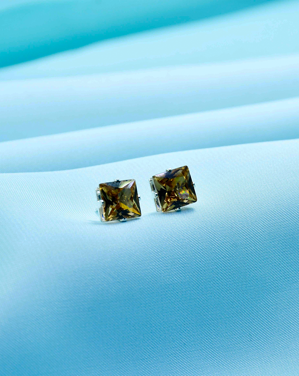 Square Crystal Tops-Champagne