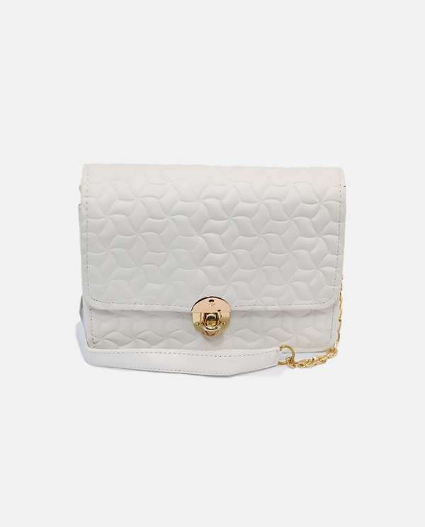 Causal Shoulder Bags-White